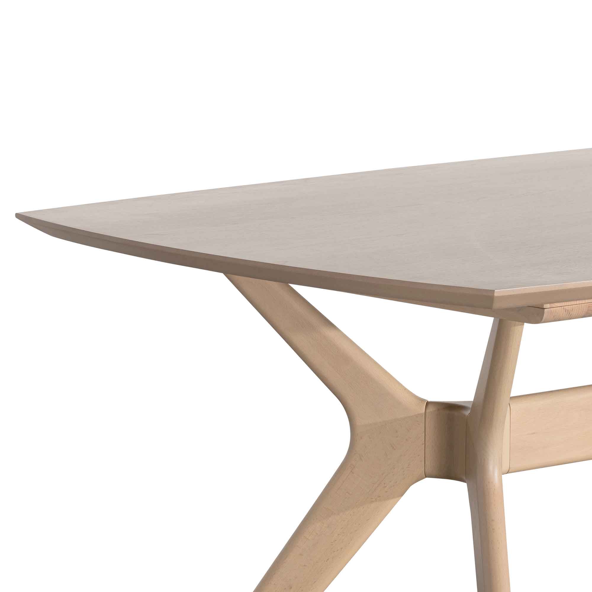 Nora 1.85m Dining Table - Pale Oak