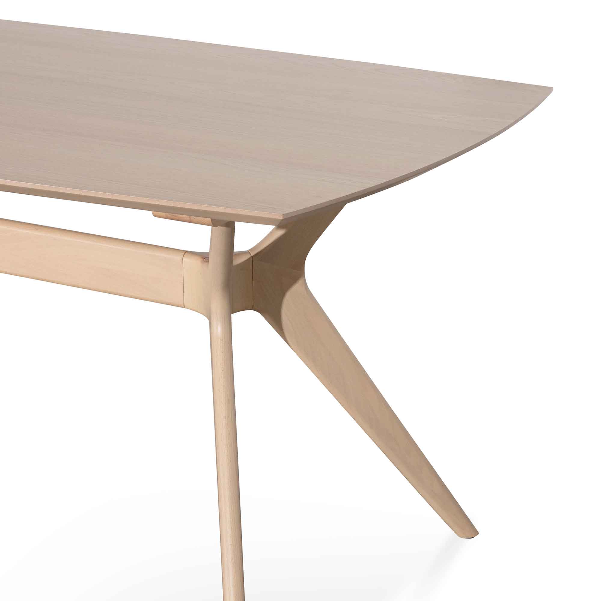 Nora 1.85m Dining Table - Pale Oak