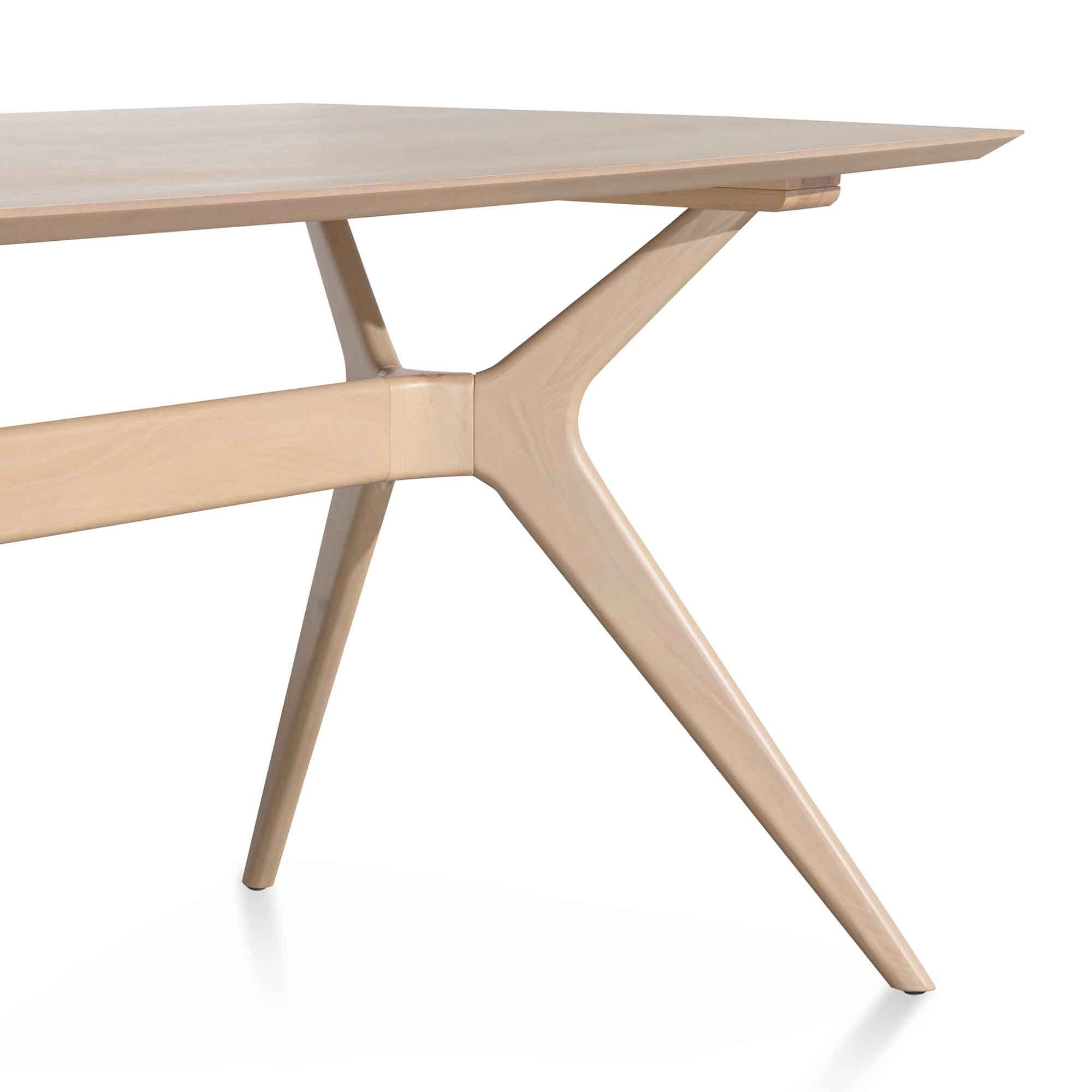 Nora 1.85m Dining Table - Pale Oak