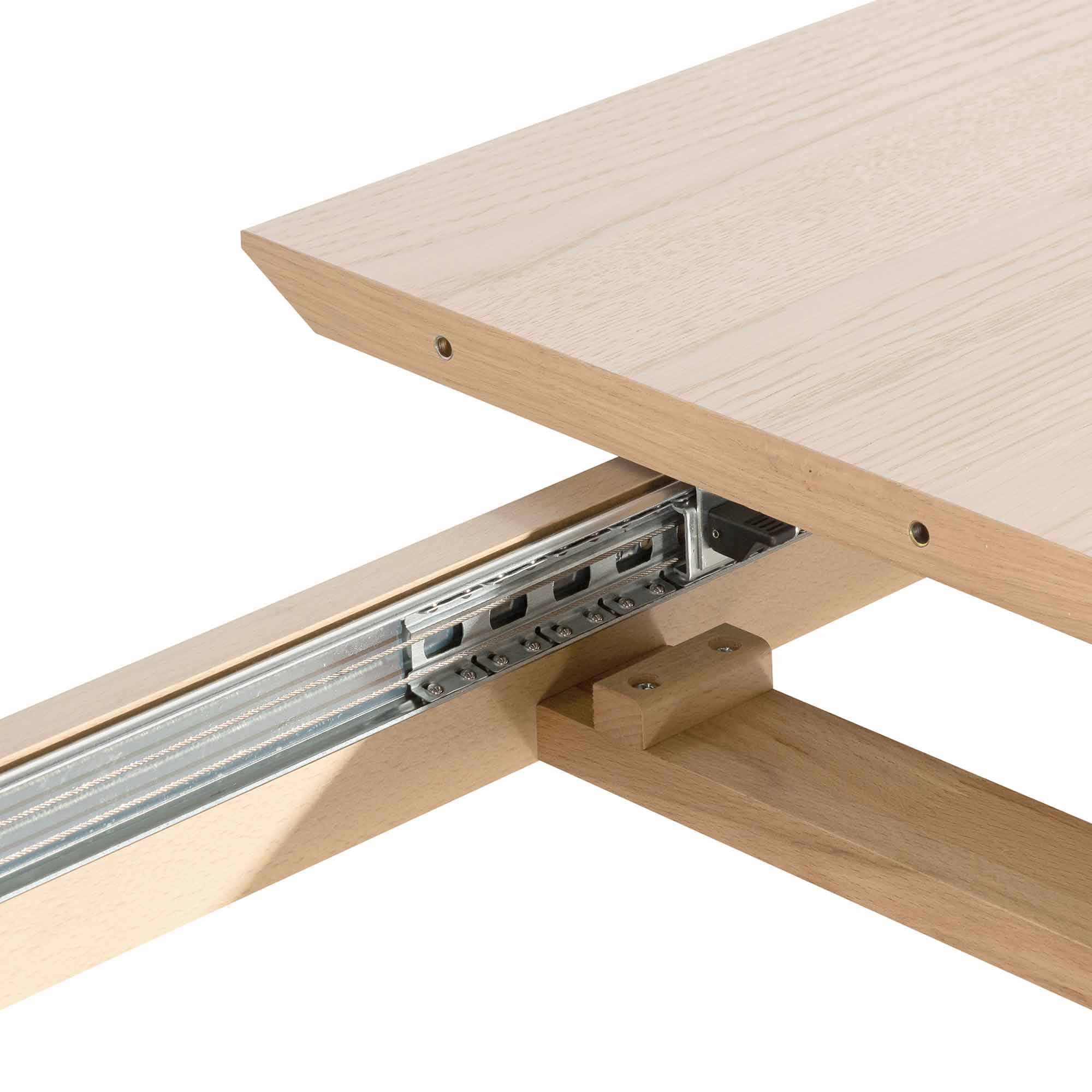 Nora Extendable Dining Table - Pale Oak