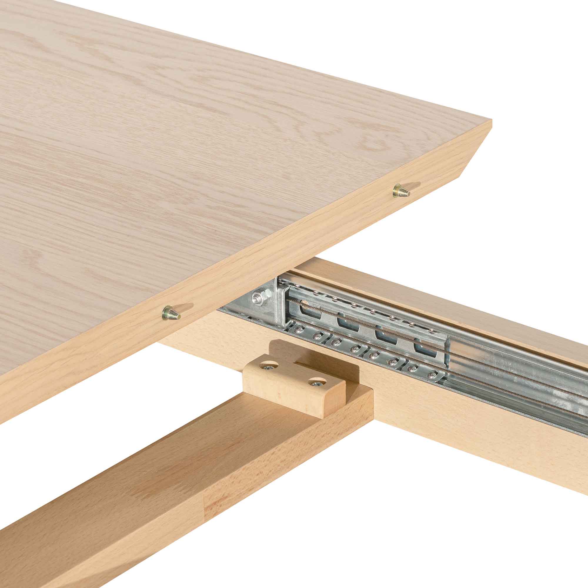 Nora Extendable Dining Table - Pale Oak