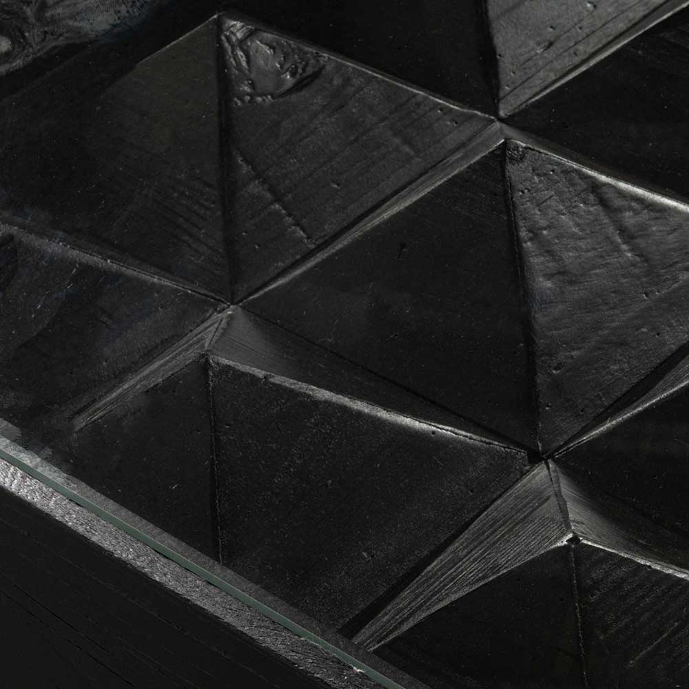 CDT6639-NI 1.2m Elm Coffee Table - Full Black