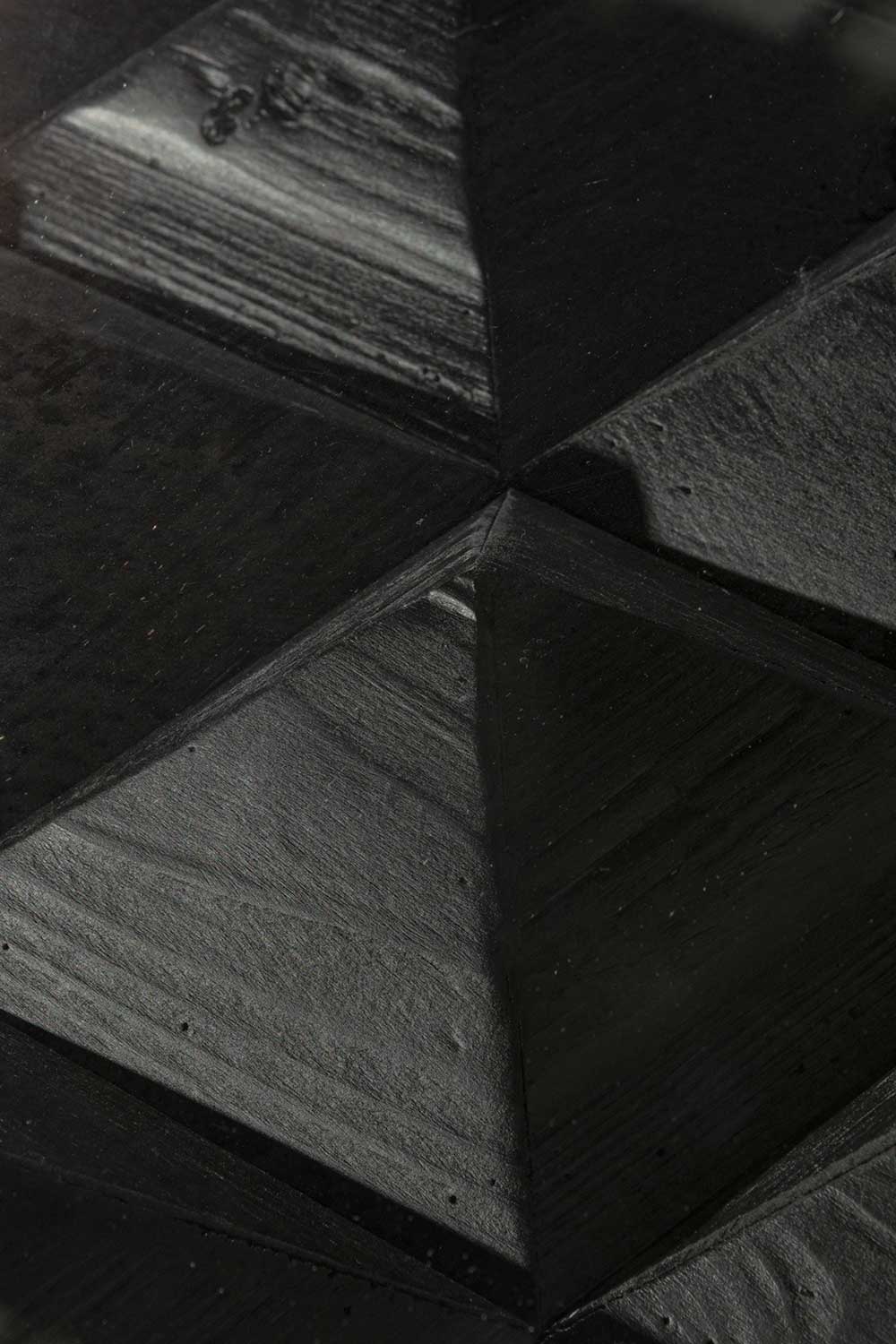 CDT6639-NI 1.2m Elm Coffee Table - Full Black