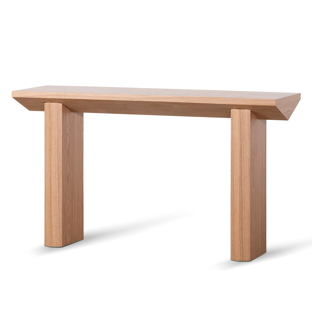 CDT6717-CN 1.4m Oak Console Table - Natural