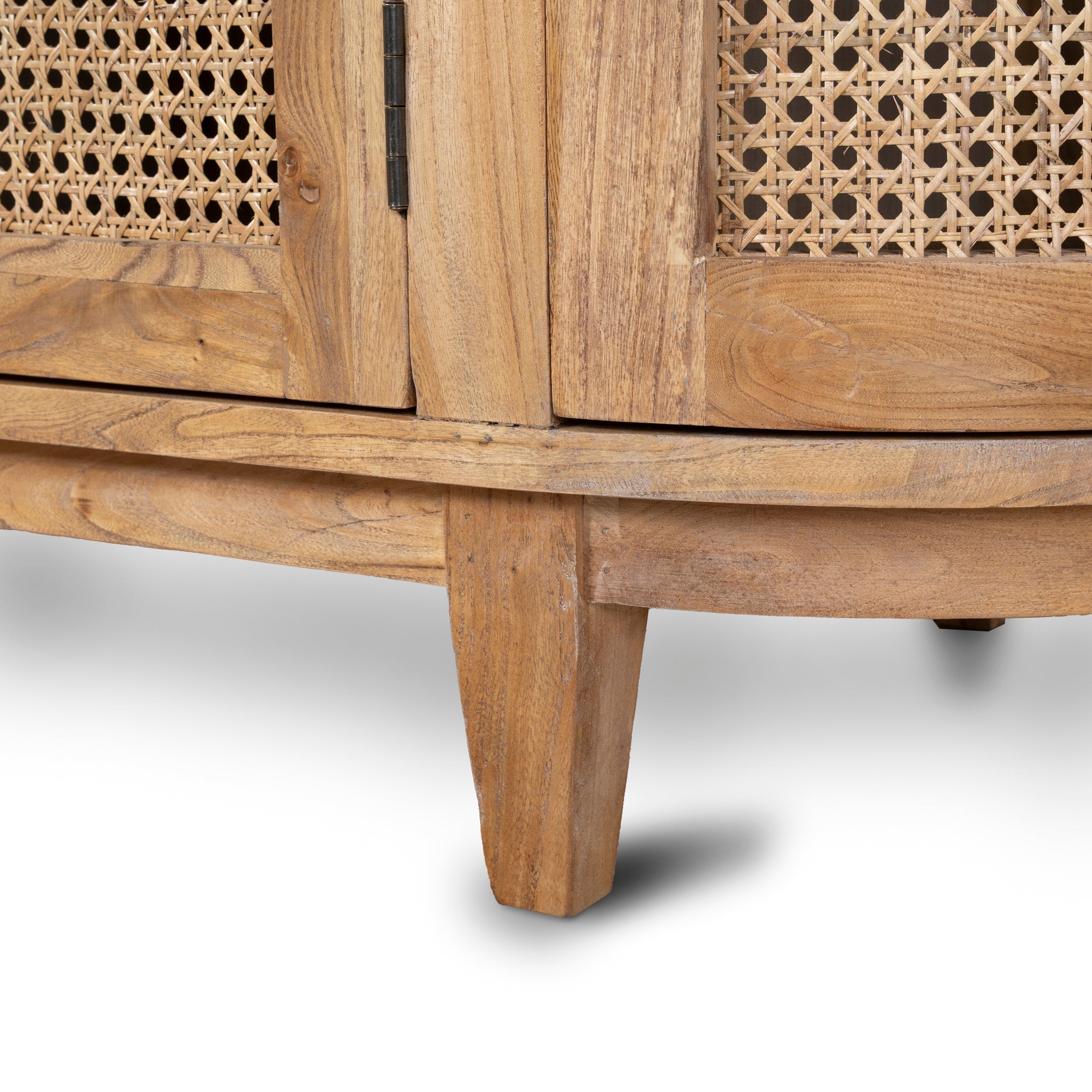 CDT6768 2.1m Sideboard Unit - Natural with Rattan Doors