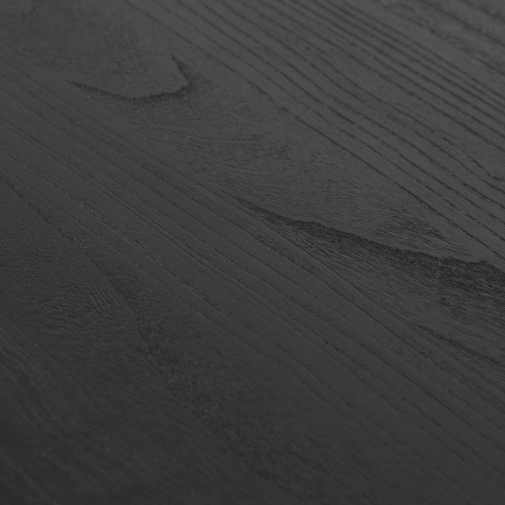 Munoz 2.4m Elm Dining Table - Full Black