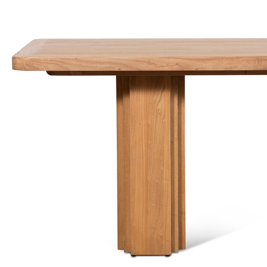 CDT6781-NI 2.4m Elm Dining Table - Natural