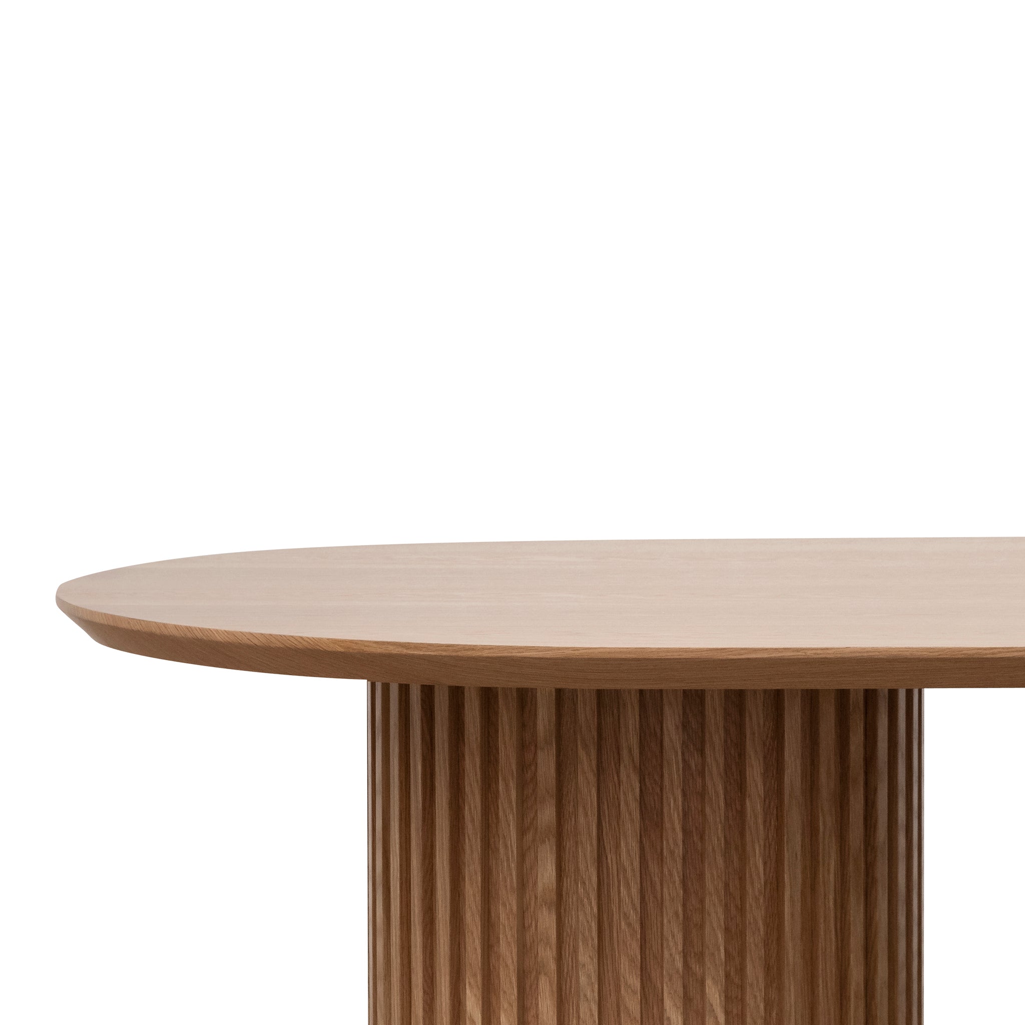 2.8m Wooden Dining Table - Natural