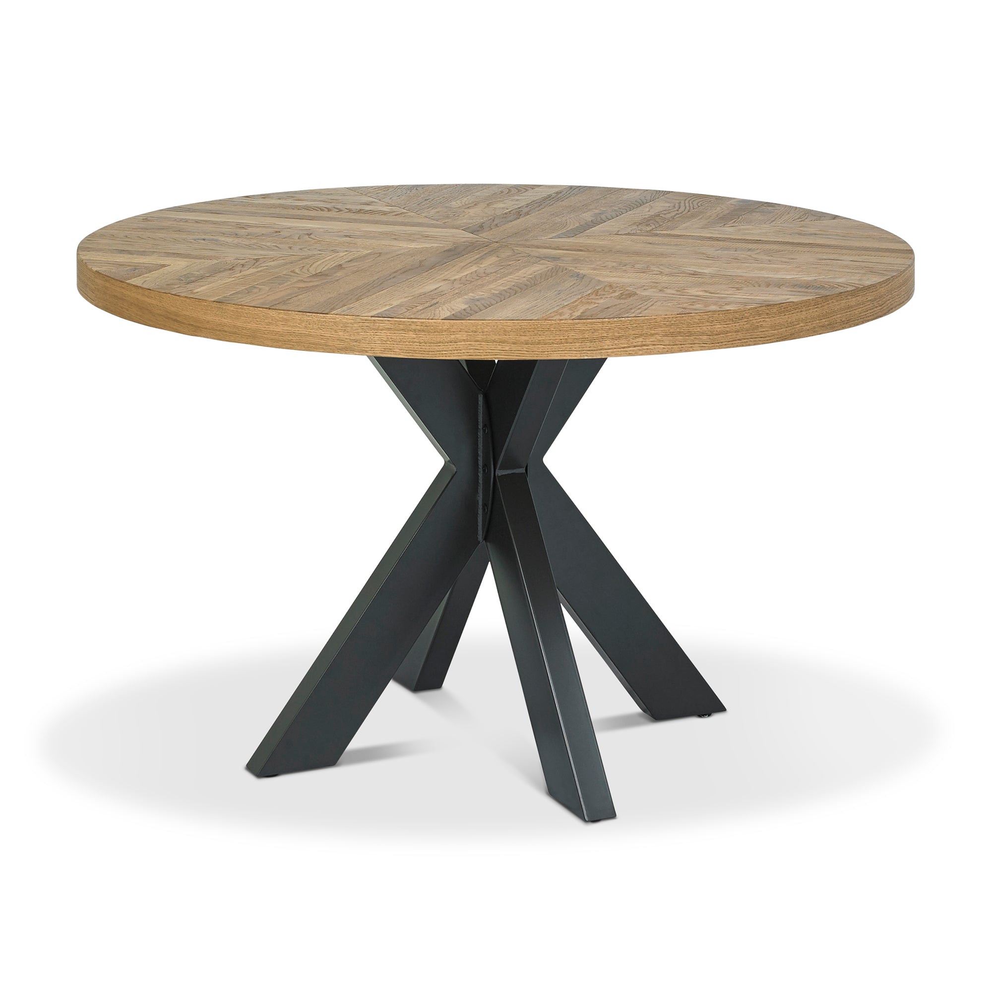 Tammi 4 Seater Round Dining Table - European Knotty Oak