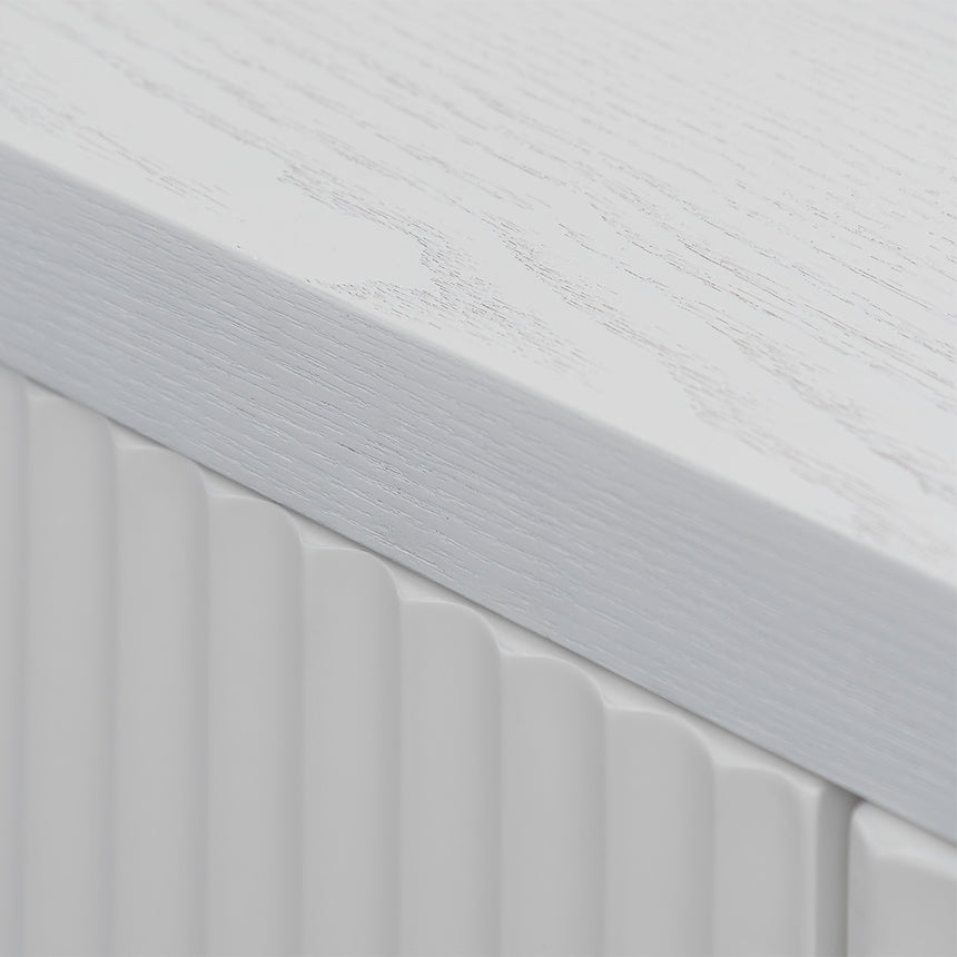 100cm Wooden Storage Cabinet - White