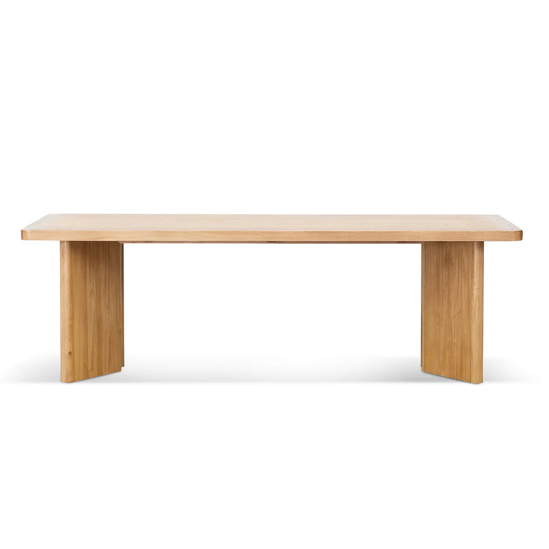Showcasing Malesena 3m Elm Dining Table - Natural DT12656-NI Dining Table by Calibre Furniturs