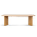 Showcasing Malesena 3m Elm Dining Table - Natural DT12656-NI Dining Table by Calibre Furniturs