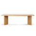 2.4m Elm Dining Table - Natural - image 2