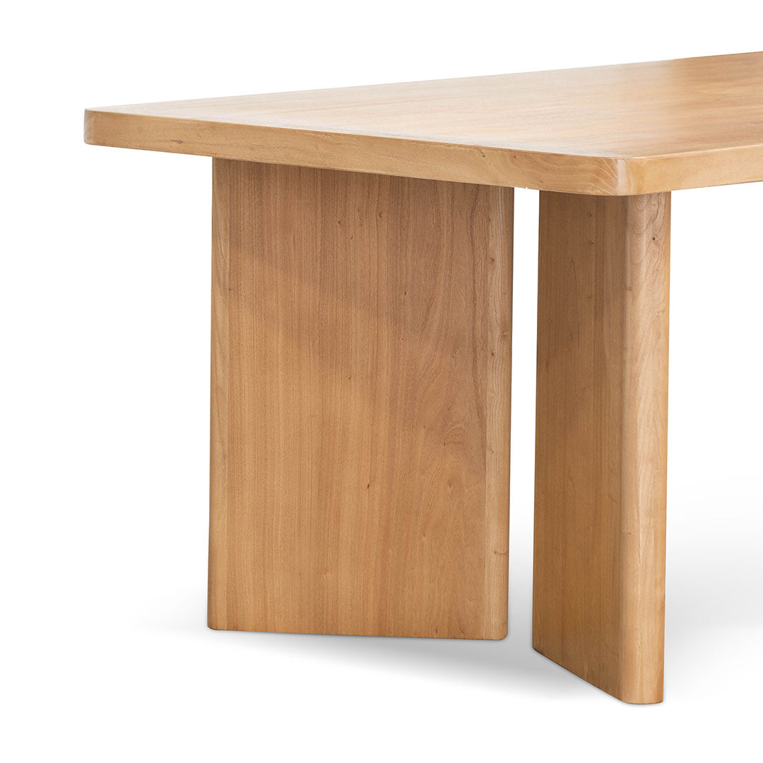 2.4m Elm Dining Table - Natural - image 3