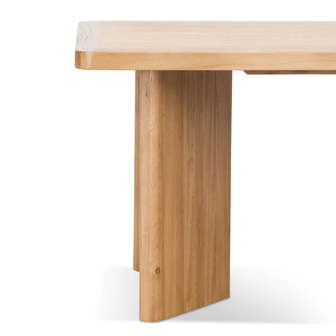 Malesena 3m Elm Dining Table - Natural