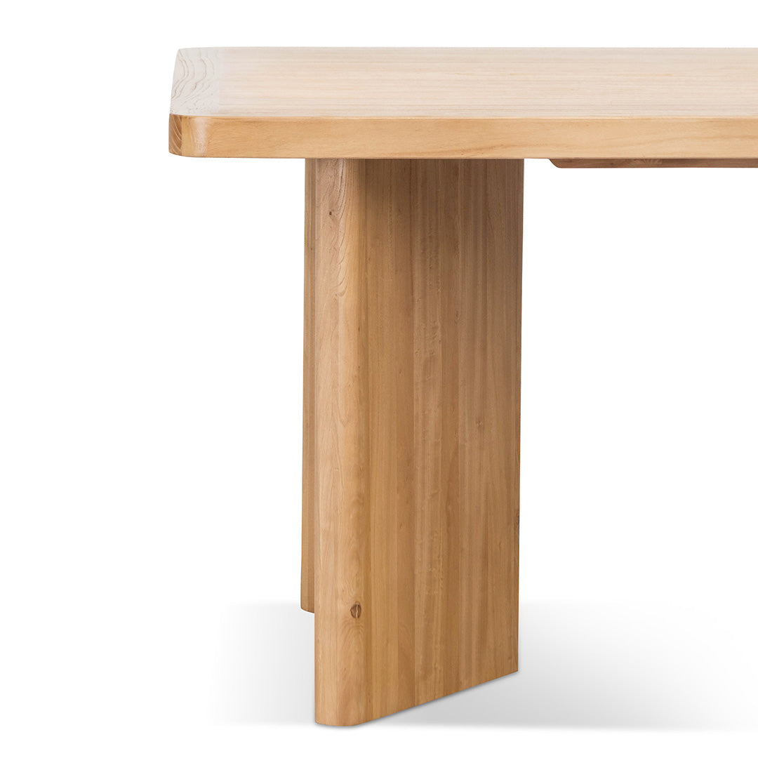 2.4m Elm Dining Table - Natural - image 4