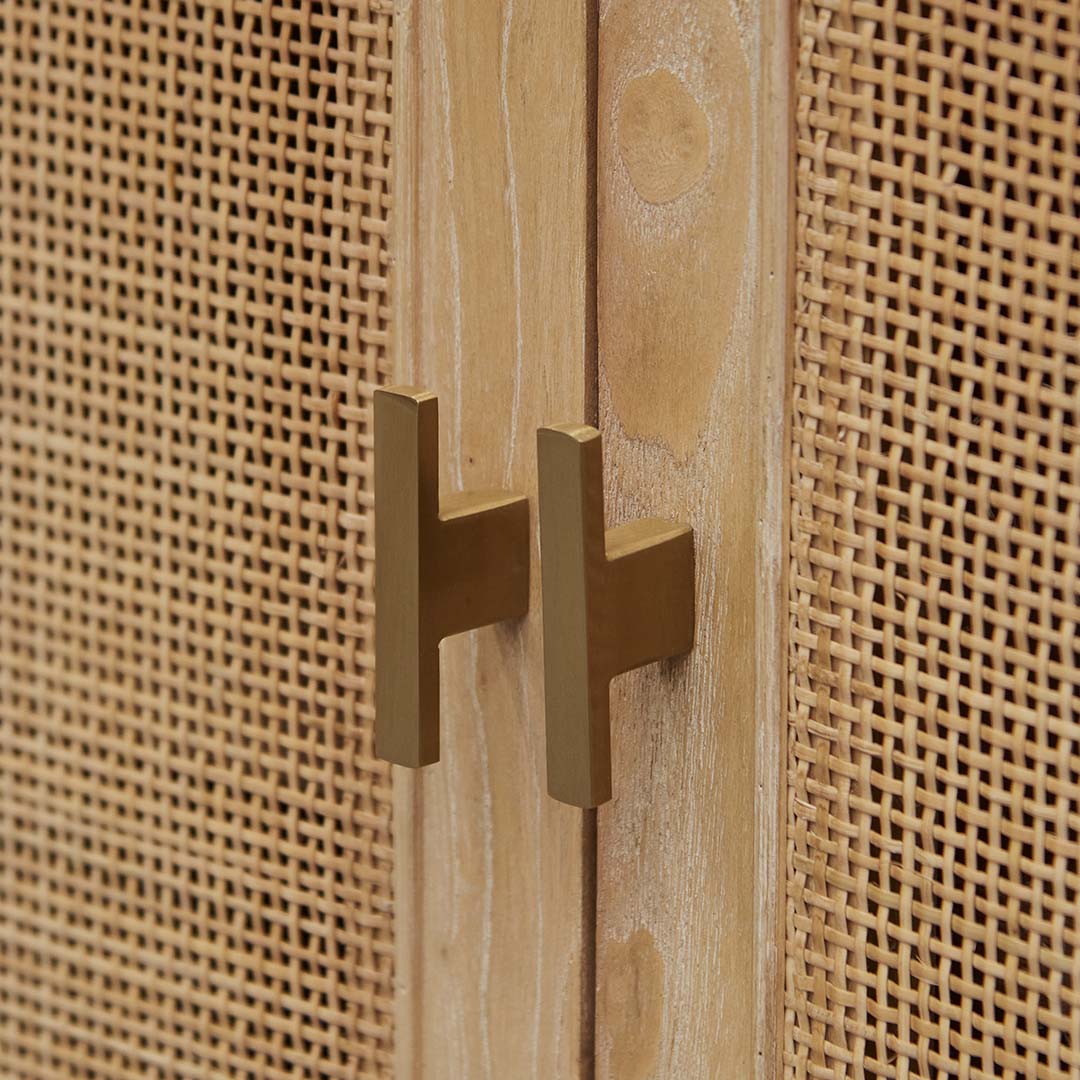 65.5cm Rattan Door Cabinet - Natural - image 6
