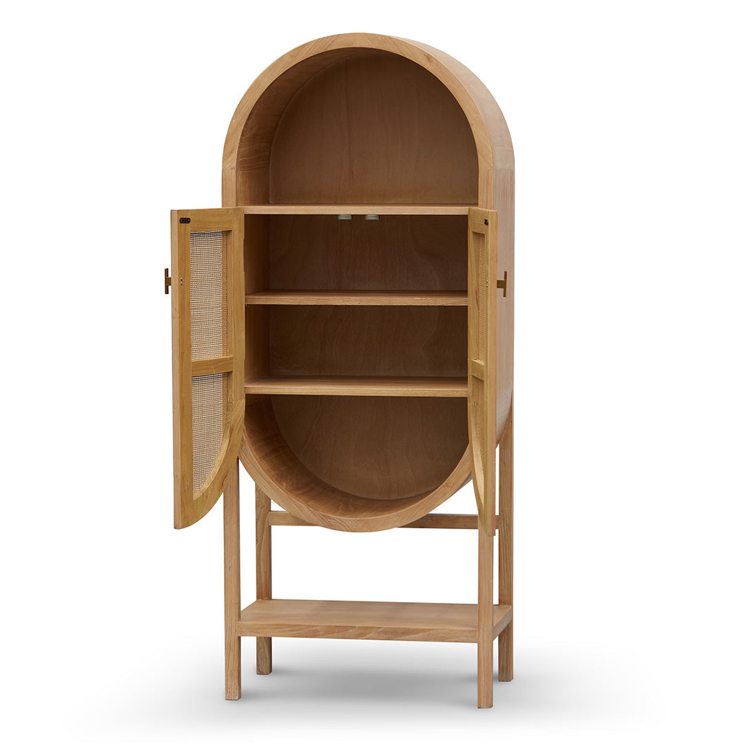 65.5cm Rattan Door Cabinet - Natural - image 2