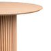 1.2m Round Wooden Dining Table - Natural - image 3