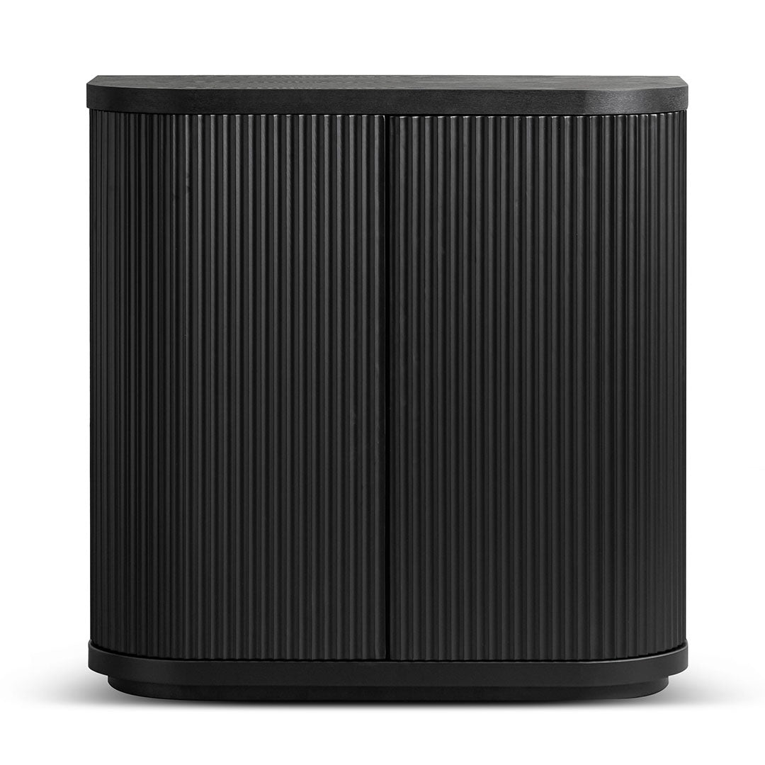 100cm Wooden Storage Cabinet - Black - image 3
