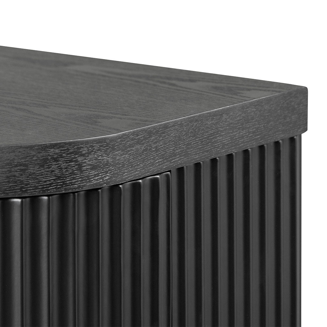 100cm Wooden Storage Cabinet - Black - image 6