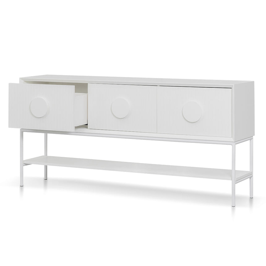 1.8m Console Table - White