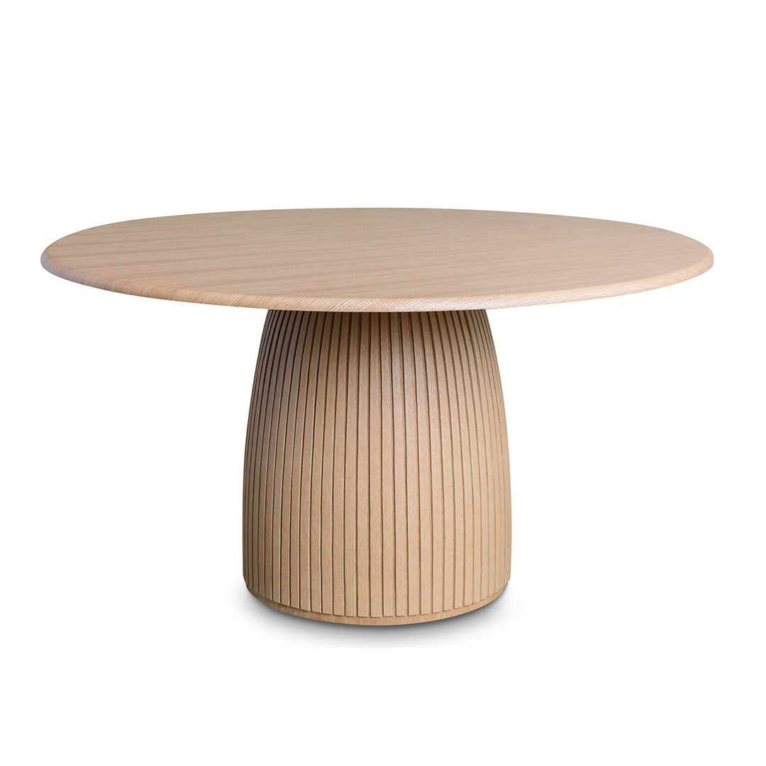 Alva 1.4m Round Dining Table - Natural
