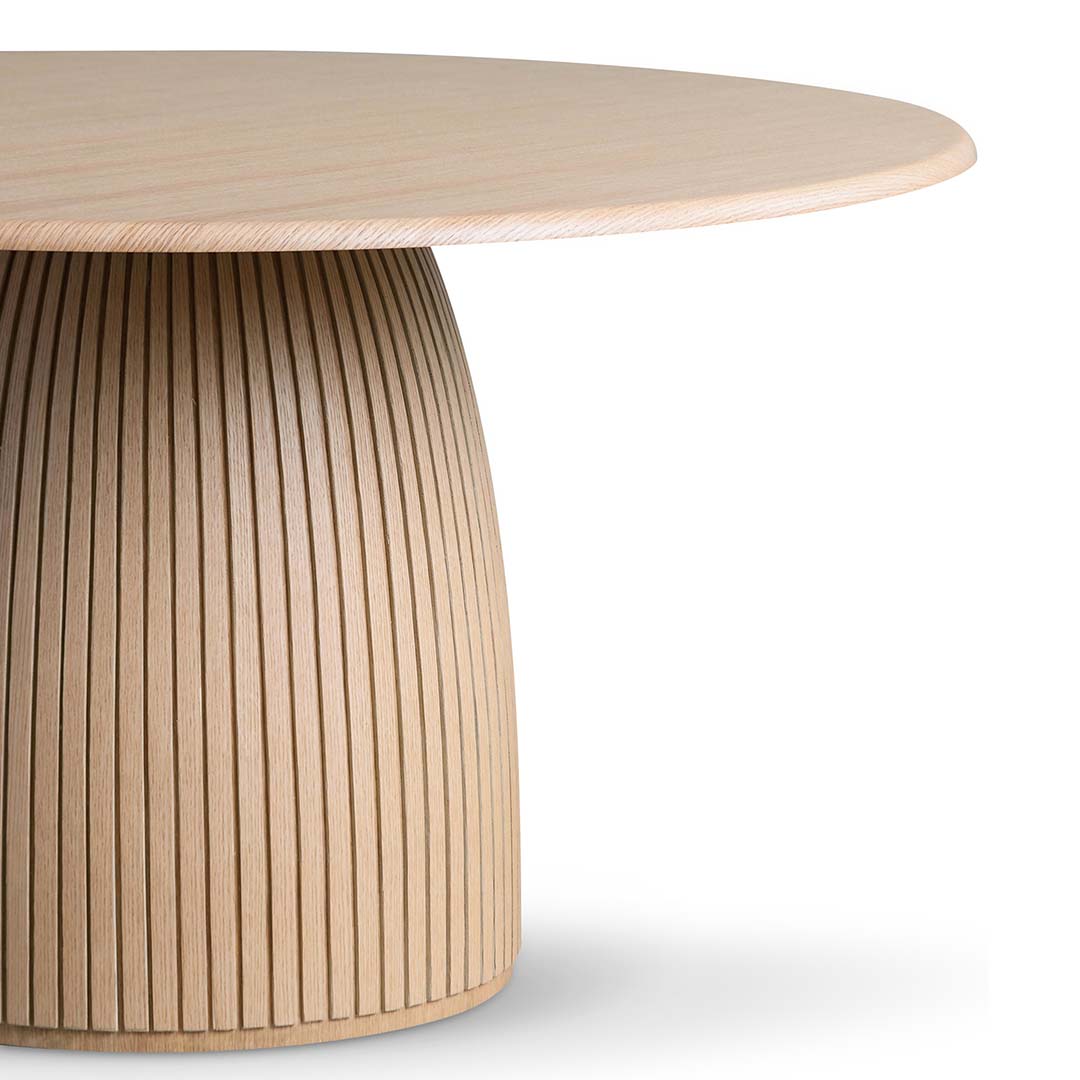 Alva 1.4m Round Dining Table - Natural