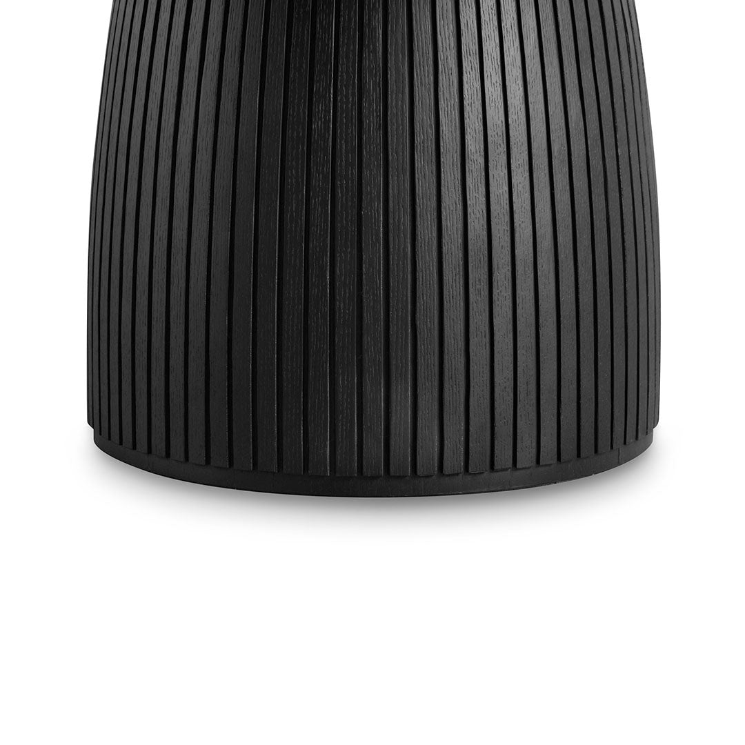 Tonya 1.4m Round Dining Table - Full Black