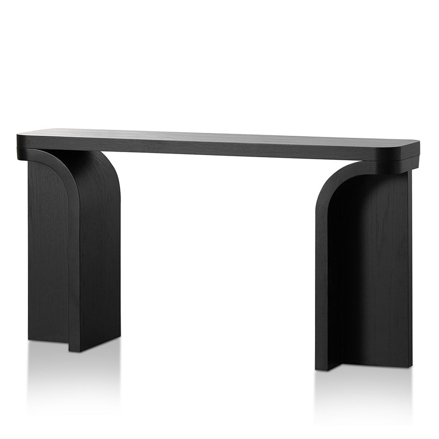 1.5m Console Table - Black Oak