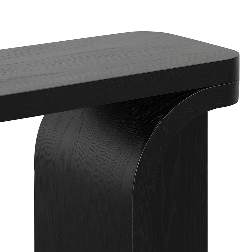 1.5m Console Table - Black Oak