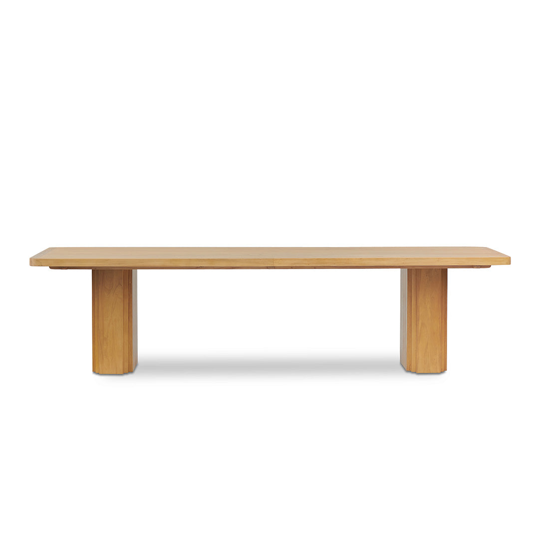 3m Elm Dining Table - Natural