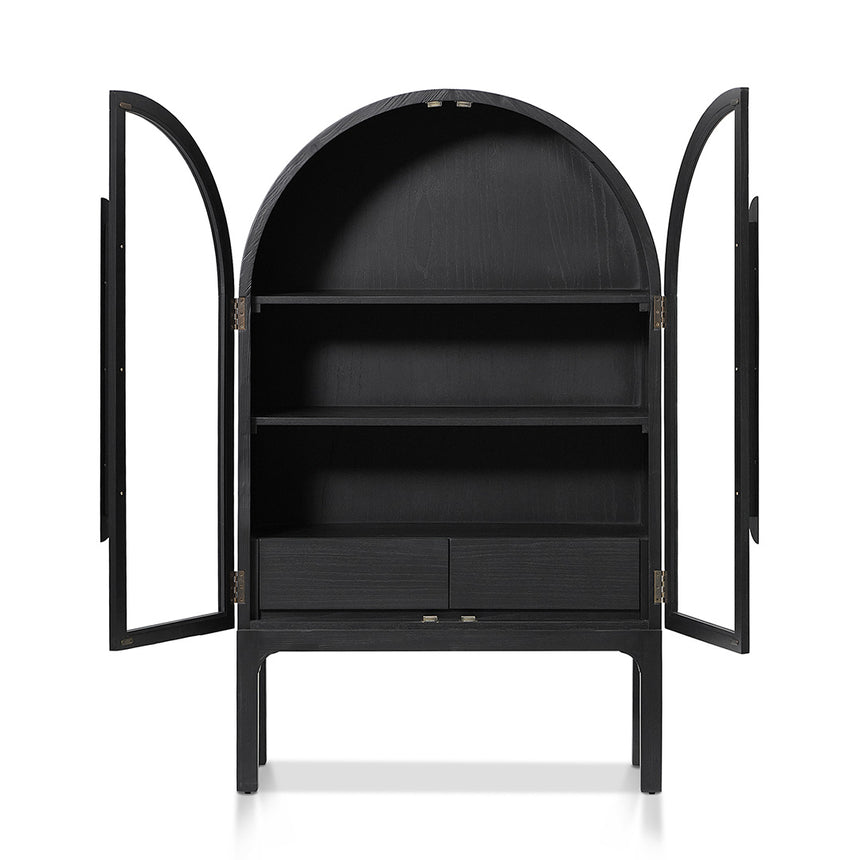 Glass Cabinet - Full Black