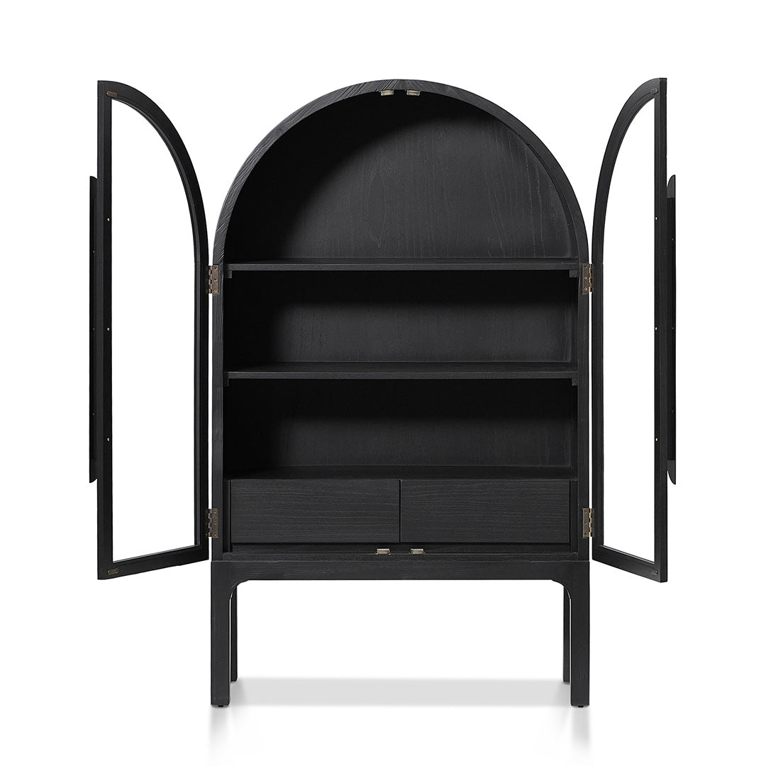 Glass Cabinet - Full Black