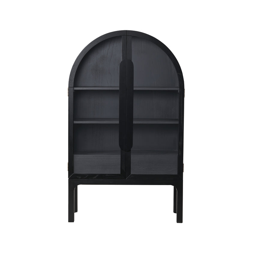Glass Cabinet - Full Black