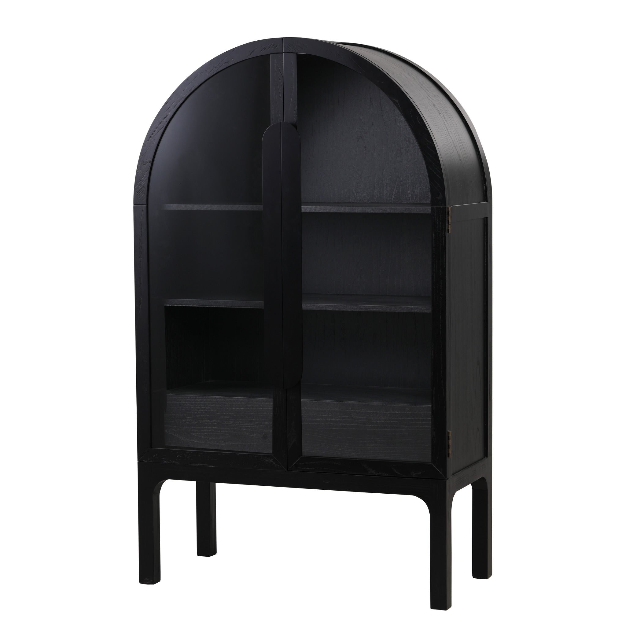 Glass Cabinet - Full Black