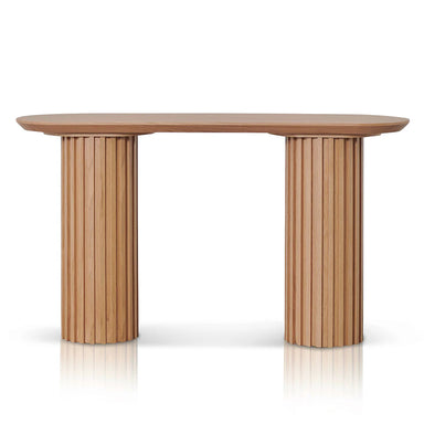 Showcasing Ranilo 1.4m Console Table - Natural Oak DT8306-CN Console Table by Calibre Furniturs