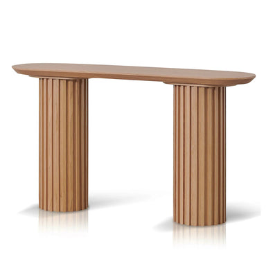 Showcasing Ranilo 1.4m Console Table - Natural Oak DT8306-CN Console Table by Calibre Furniturs