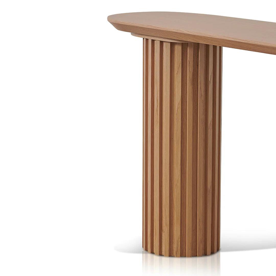 Ranilo 1.4m Console Table - Natural Oak
