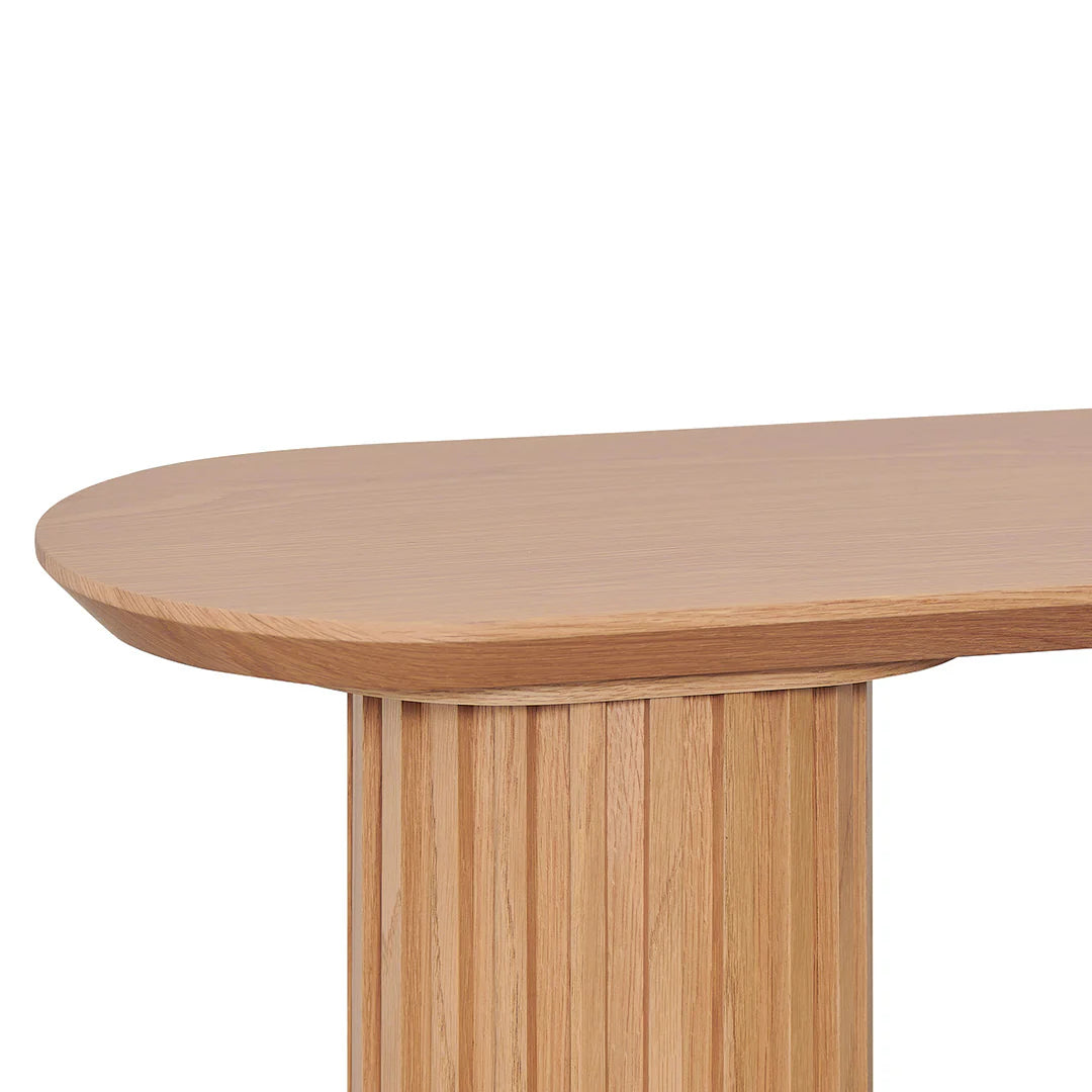 Ranilo 1.4m Console Table - Natural Oak