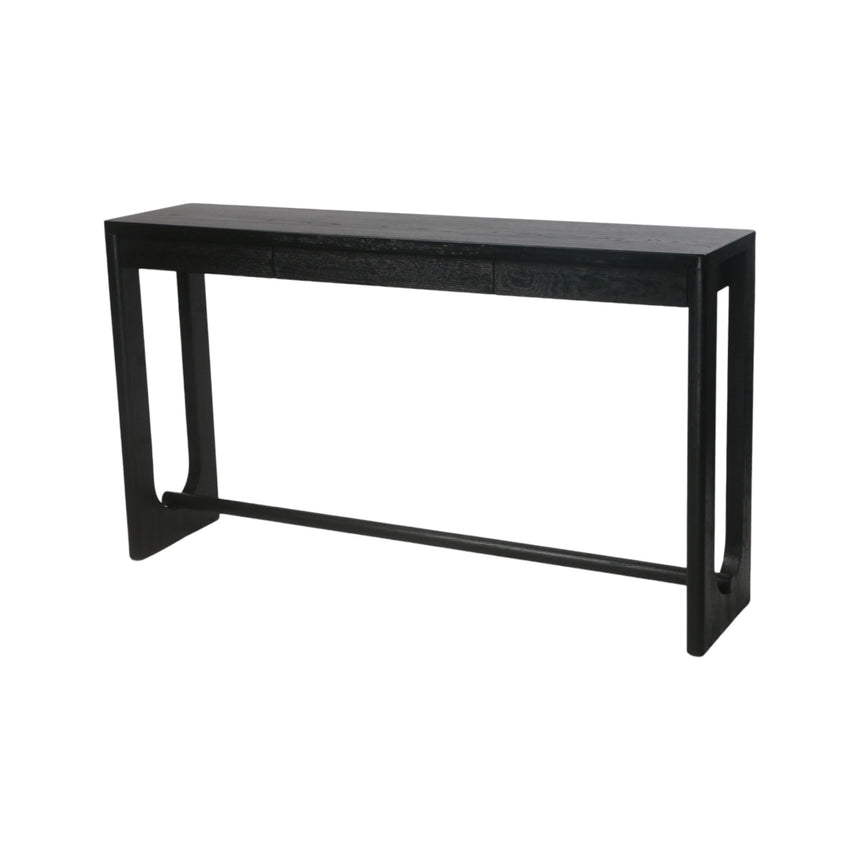 1.5m Console Table - Full Black