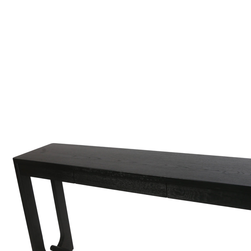 1.5m Console Table - Full Black