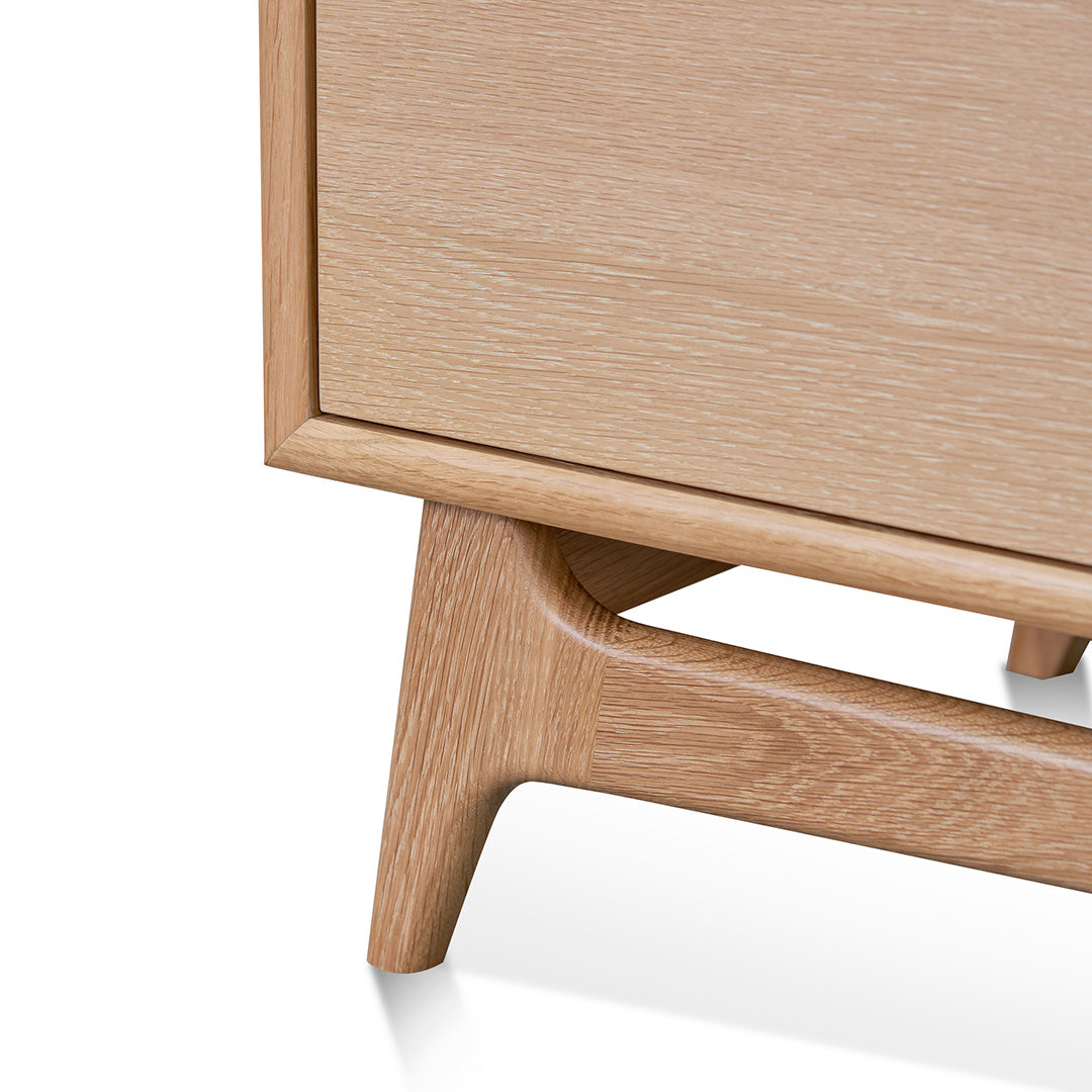 CDT8385-VN Wide Sideboard Unit with Drawers - Natural Oak