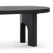 2.8m oval dining table - Black - image 4