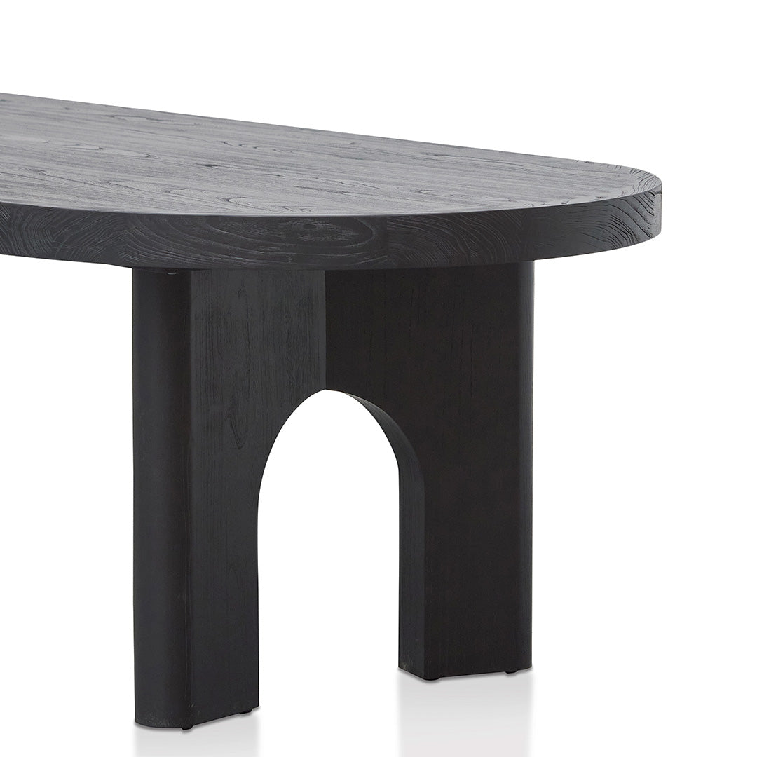 2.8m oval dining table - Black - image 5