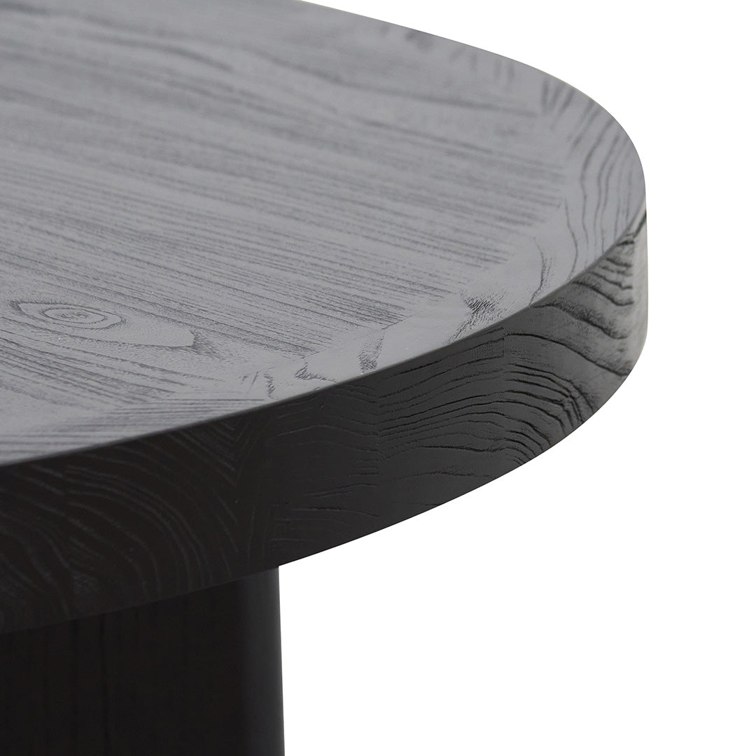 2.8m oval dining table - Black - image 7