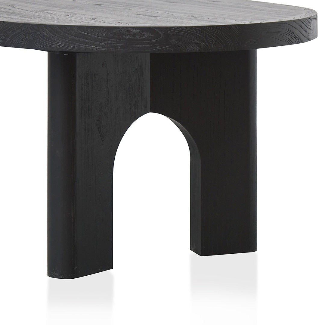 2.8m oval dining table - Black - image 6