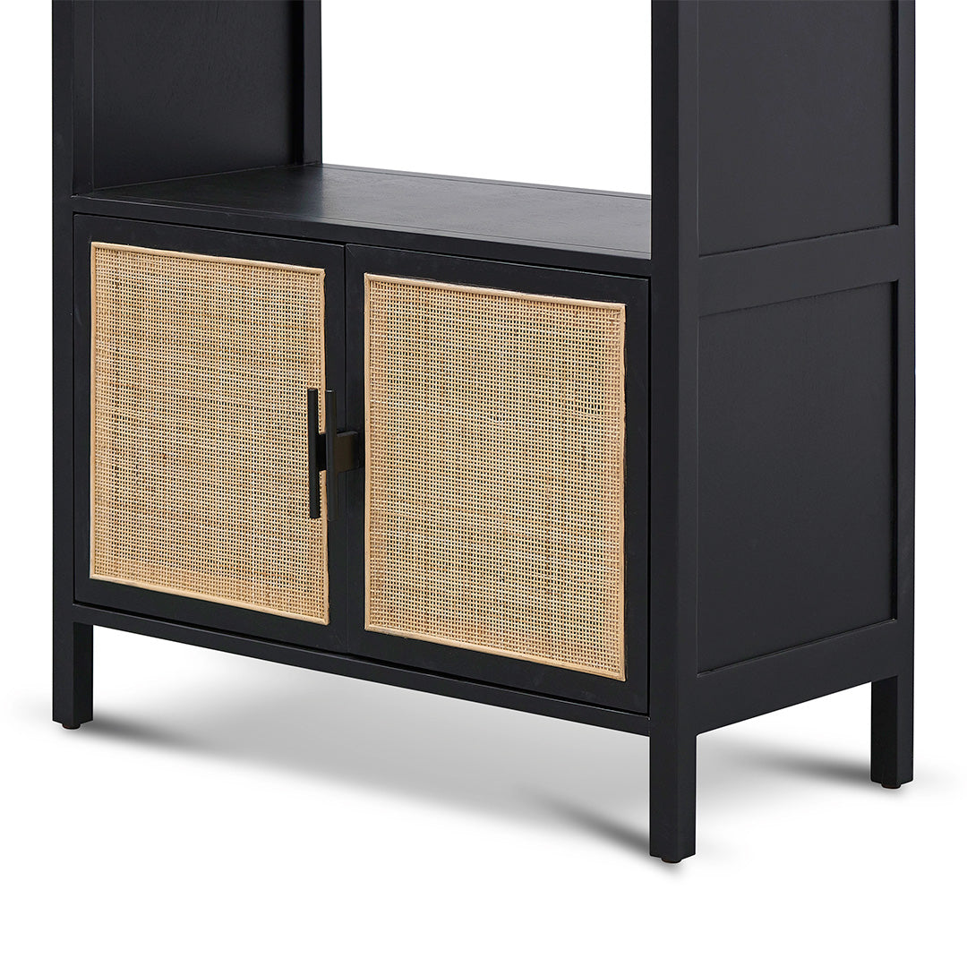 1.65m (H) Storage Cabinet - Full Black