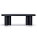 2.4m Elm Dining Table - Full Black - image 2