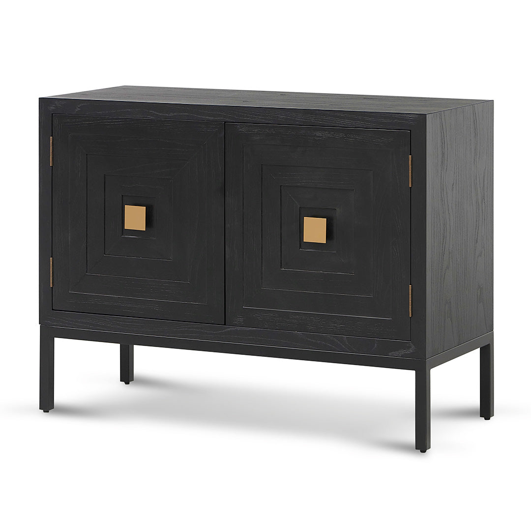 CDT8416-NI 1.08m Elm Sideboard Unit - Full Black
